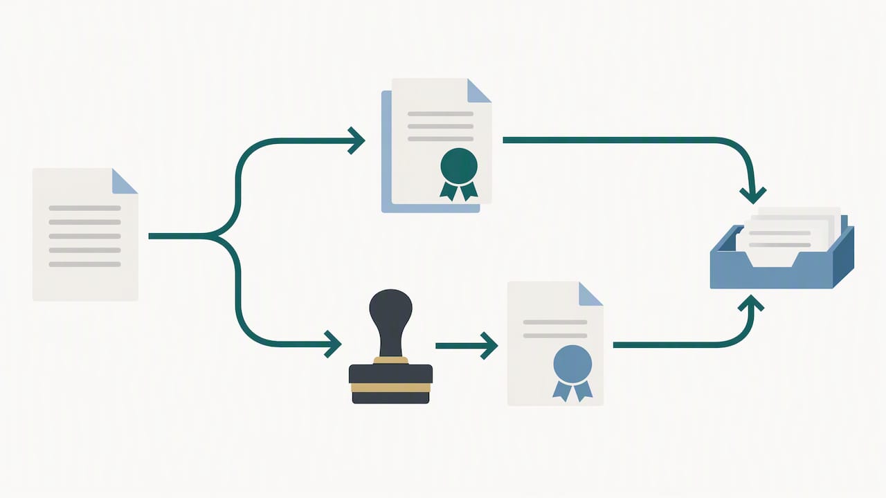 Branching routes for overseas patent filings