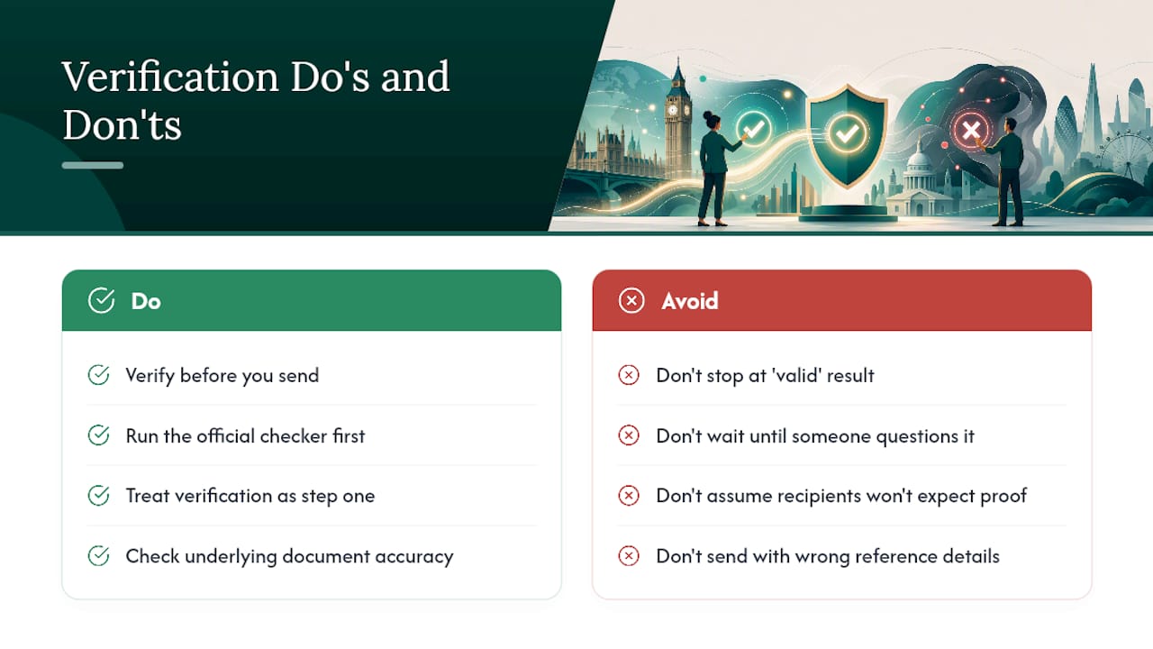 Why the verification step gets skipped when it shouldn't — overview diagram